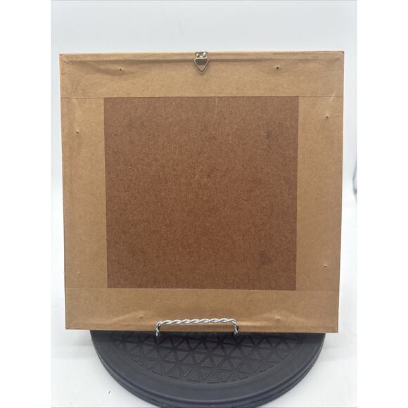 Vintage Mid Century Needlepoint Floral Birds Mirror Embroidery - Picture 8 of 8